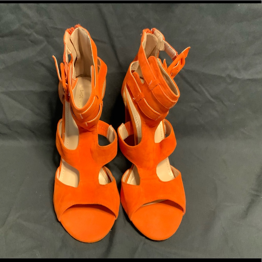 Shoe Republic LA open toe heels